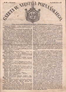 Gazeta Wielkiego Xięstwa Poznańskiego. 1849.01.25 Nr20