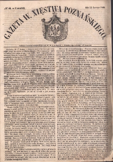 Gazeta Wielkiego Xięstwa Poznańskiego. 1849.02.22 Nr44