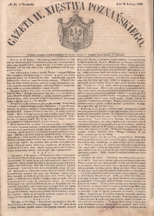 Gazeta Wielkiego Xięstwa Poznańskiego. 1849.02.25 Nr47