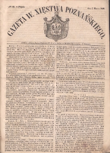 Gazeta Wielkiego Xięstwa Poznańskiego. 1849.03.02 Nr51