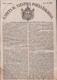 Gazeta Wielkiego Xięstwa Poznańskiego. 1849.03.11 Nr59