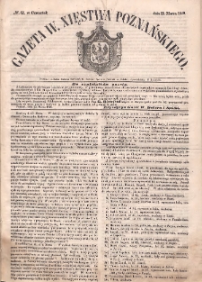 Gazeta Wielkiego Xięstwa Poznańskiego. 1849.03.15 Nr62