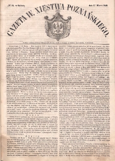 Gazeta Wielkiego Xięstwa Poznańskiego. 1849.03.17 Nr64