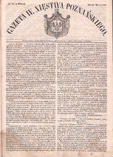 Gazeta Wielkiego Xięstwa Poznańskiego. 1849.03.27 Nr71