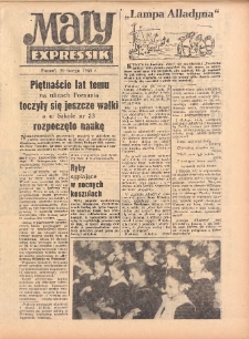 Mały Expressik: Bezpłatny dodatek "Expressu Poznańskiego" 1960.02.20