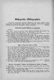 Bibljografja [geografii]. Bibliographie