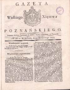 Gazeta Wielkiego Xięstwa Poznańskiego 1835.02.28 Nr50