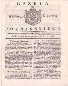 Gazeta Wielkiego Xięstwa Poznańskiego 1835.03.10 Nr58