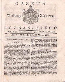 Gazeta Wielkiego Xięstwa Poznańskiego 1835.03.11 Nr59