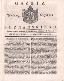 Gazeta Wielkiego Xięstwa Poznańskiego 1835.03.12 Nr60
