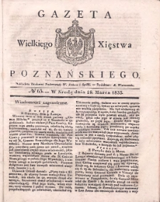 Gazeta Wielkiego Xięstwa Poznańskiego 1835.03.18 Nr65