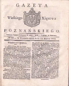 Gazeta Wielkiego Xięstwa Poznańskiego 1835.03.23 Nr69