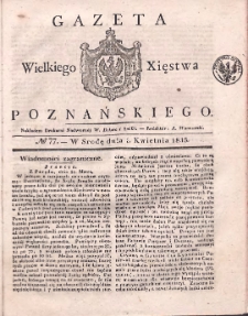 Gazeta Wielkiego Xięstwa Poznańskiego 1835.04.01 Nr77