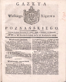 Gazeta Wielkiego Xięstwa Poznańskiego 1835.04.27 Nr97