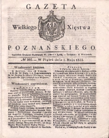 Gazeta Wielkiego Xięstwa Poznańskiego 1835.05.01 Nr101