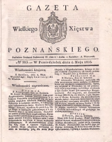 Gazeta Wielkiego Xięstwa Poznańskiego 1835.05.04 Nr103