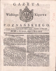 Gazeta Wielkiego Xięstwa Poznańskiego 1835.05.06 Nr105