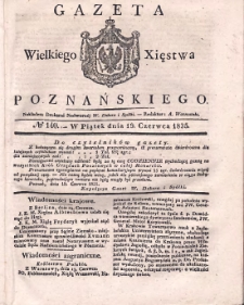 Gazeta Wielkiego Xięstwa Poznańskiego 1835.06.19 Nr140