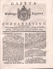 Gazeta Wielkiego Xięstwa Poznańskiego 1835.06.25 Nr145