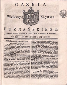 Gazeta Wielkiego Xięstwa Poznańskiego 1835.07.01 Nr150