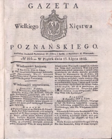 Gazeta Wielkiego Xięstwa Poznańskiego 1835.07.17 Nr164