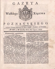 Gazeta Wielkiego Xięstwa Poznańskiego 1835.07.22 Nr168