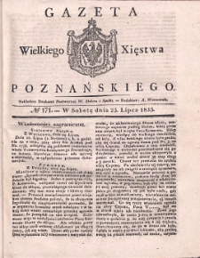 Gazeta Wielkiego Xięstwa Poznańskiego 1835.07.25 Nr171