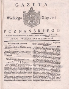 Gazeta Wielkiego Xięstwa Poznańskiego 1835.07.31 Nr176