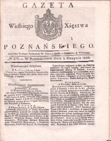 Gazeta Wielkiego Xięstwa Poznańskiego 1835.08.03 Nr178