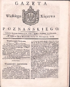 Gazeta Wielkiego Xięstwa Poznańskiego 1835.08.11 Nr185