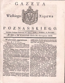 Gazeta Wielkiego Xięstwa Poznańskiego 1835.08.20 Nr193