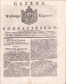 Gazeta Wielkiego Xięstwa Poznańskiego 1835.08.31 Nr202