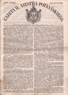 Gazeta Wielkiego Xięstwa Poznańskiego. 1849.04.01 Nr77