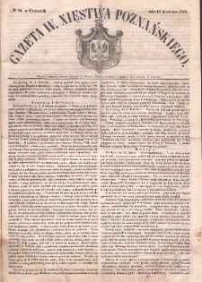 Gazeta Wielkiego Xięstwa Poznańskiego. 1849.04.12 Nr84