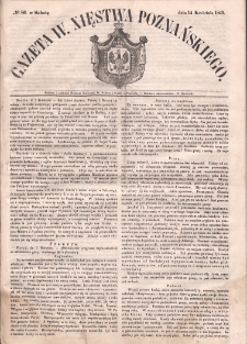 Gazeta Wielkiego Xięstwa Poznańskiego. 1849.04.14 Nr86