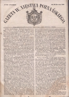 Gazeta Wielkiego Xięstwa Poznańskiego. 1849.04.26 Nr96