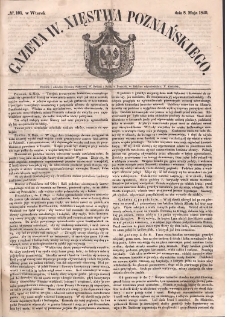 Gazeta Wielkiego Xięstwa Poznańskiego. 1849.05.08 Nr105