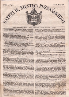 Gazeta Wielkiego Xięstwa Poznańskiego. 1849.05.11 Nr108