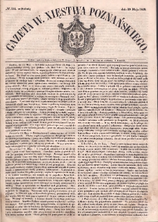 Gazeta Wielkiego Xięstwa Poznańskiego. 1849.05.19 Nr114