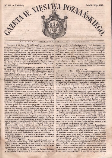 Gazeta Wielkiego Xięstwa Poznańskiego. 1849.05.20 Nr115