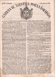 Gazeta Wielkiego Xięstwa Poznańskiego. 1849.06.03 Nr126