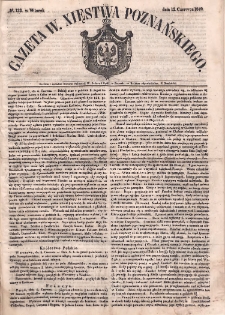 Gazeta Wielkiego Xięstwa Poznańskiego. 1849.06.12 Nr133