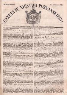 Gazeta Wielkiego Xięstwa Poznańskiego. 1849.06.24 Nr144