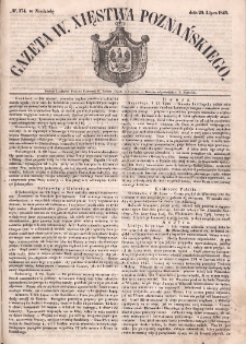 Gazeta Wielkiego Xięstwa Poznańskiego. 1849.07.29 Nr174