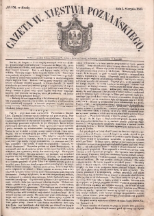 Gazeta Wielkiego Xięstwa Poznańskiego. 1849.08.01 Nr176