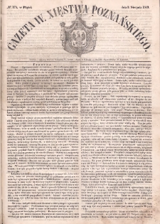 Gazeta Wielkiego Xięstwa Poznańskiego. 1849.08.03 Nr178