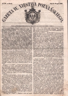 Gazeta Wielkiego Xięstwa Poznańskiego. 1849.08.15 Nr188