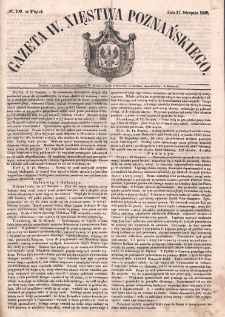 Gazeta Wielkiego Xięstwa Poznańskiego. 1849.08.17 Nr190