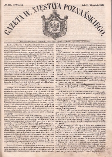 Gazeta Wielkiego Xięstwa Poznańskiego. 1849.09.11 Nr211