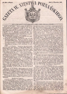 Gazeta Wielkiego Xięstwa Poznańskiego. 1849.09.21 Nr220